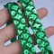 Sequin Lace Ribbon Metallic Glitter Braid Trim for Sewing Christmas Home Decoration 10 Yards (Green)